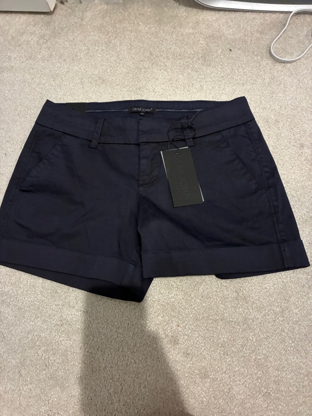 Women’s Dear John Navy Cuffed Shorts size 28